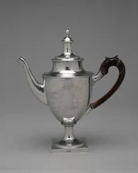 Teapot, part of a set, 1784-1800